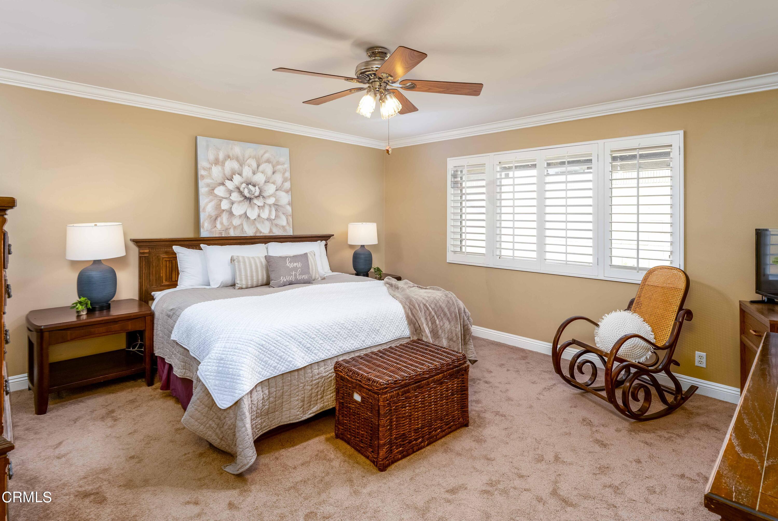 1038 Leandra Lane Arcadia, CA 91006 - Photo 18 of 36 a bedroom with a bed and a couch