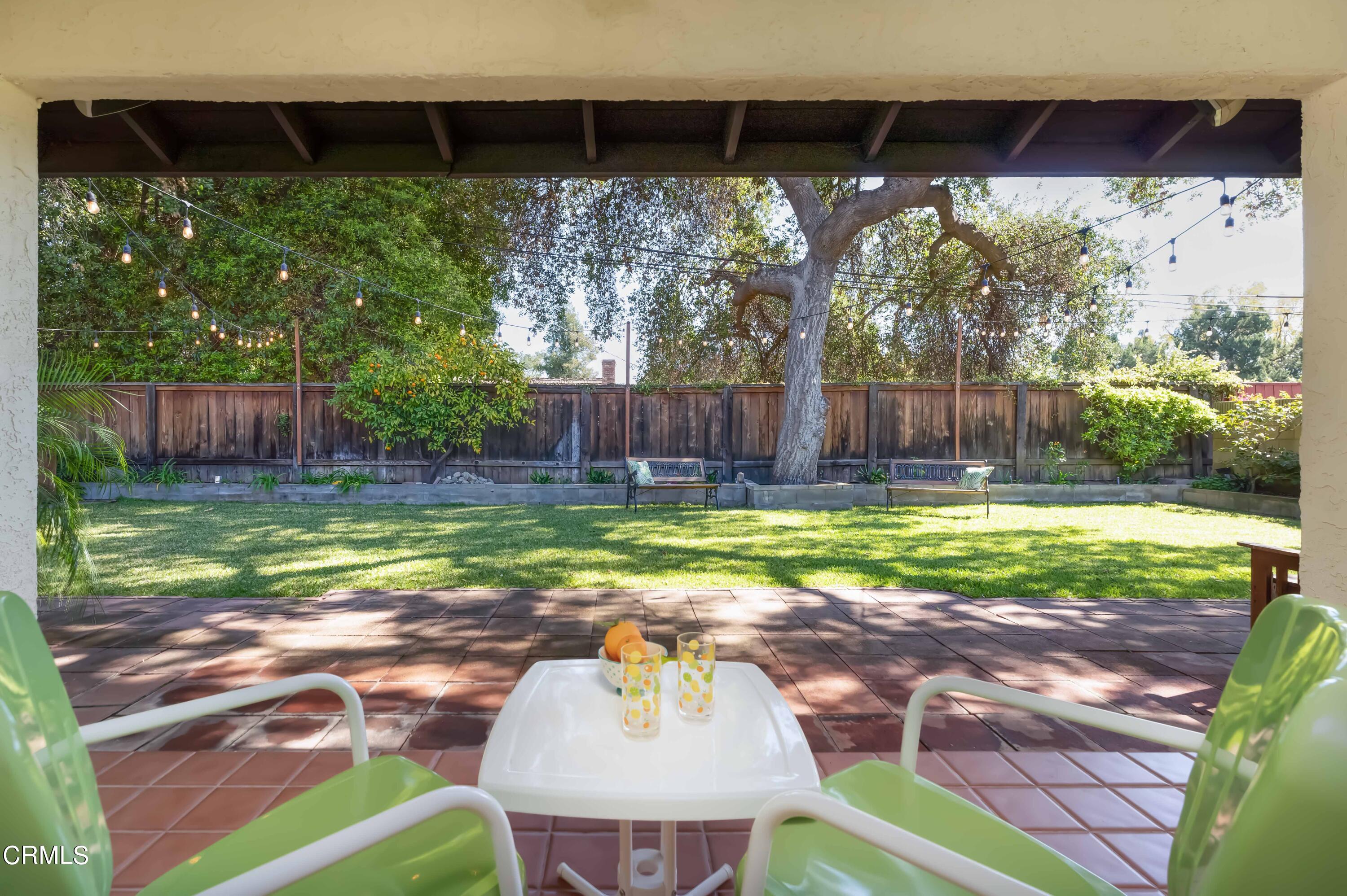 1038 Leandra Lane Arcadia, CA 91006 - Photo 28 of 36 a view of backyard with a tub and wooden fence