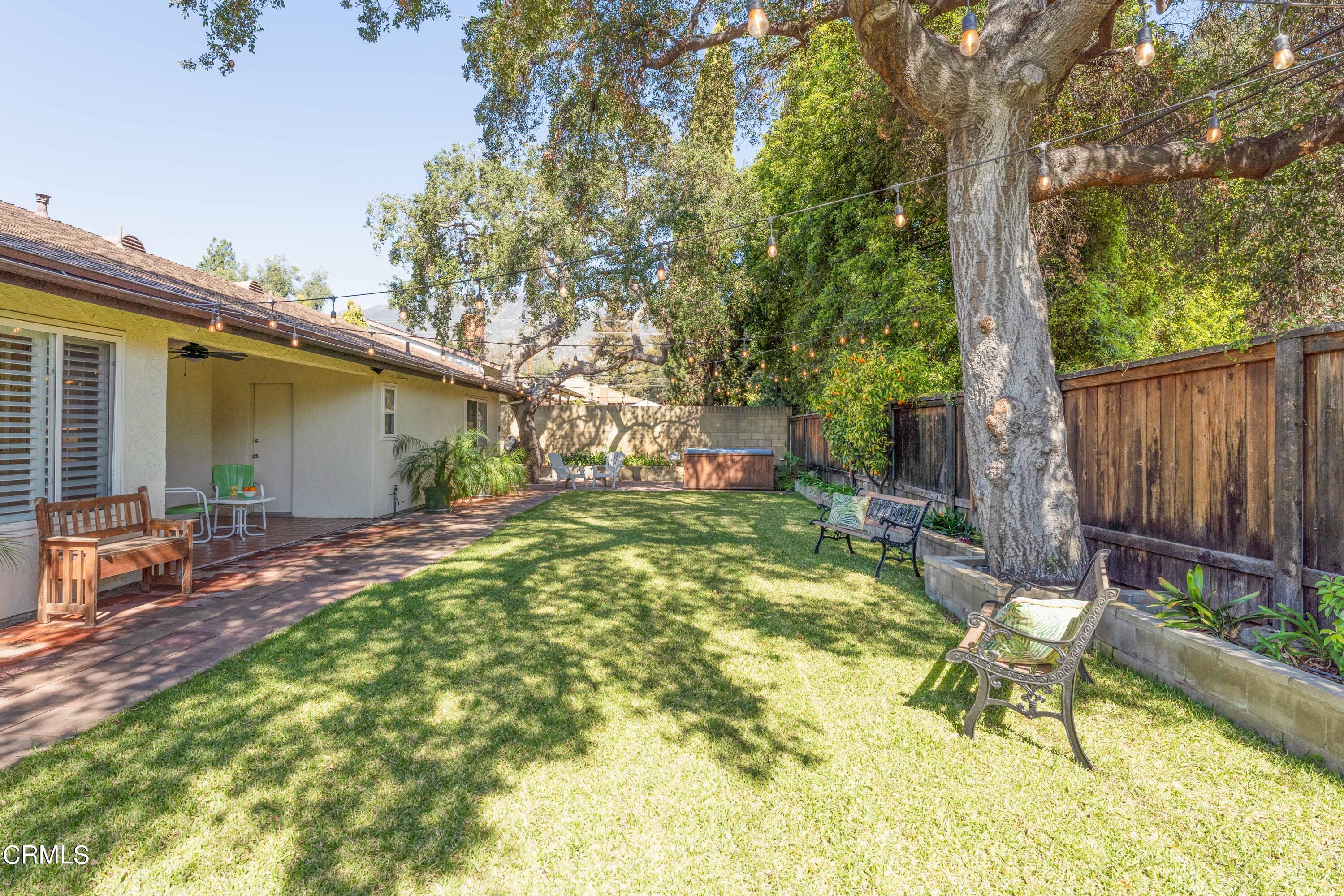1038 Leandra Lane Arcadia, CA 91006 - Photo 31 of 36 a view of backyard of house with seating space