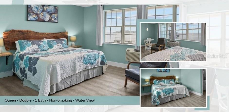 491 Dock Street Cedar Key, FL 32625 - Photo 11 of 22 a bedroom with a bed and window