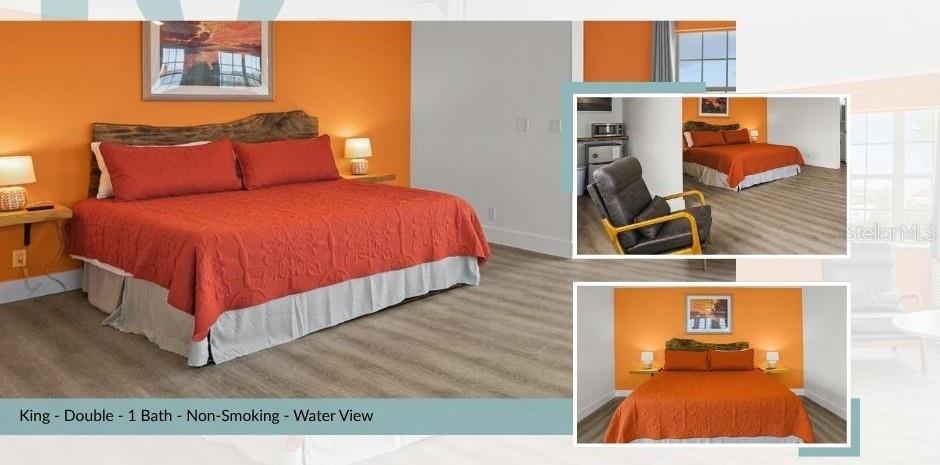 491 Dock Street Cedar Key, FL 32625 - Photo 14 of 22 a bedroom with a bed and window