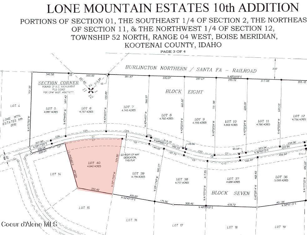 L40-b7 North Eclipse Road Rathdrum, ID 83858 - Photo 2 of 6 Close Plat