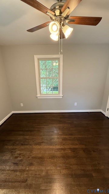 9014 Weldon Drive Henrico, VA 23229 - Photo 15 of 24 a view of a room with window a ceiling fan and wooden floor