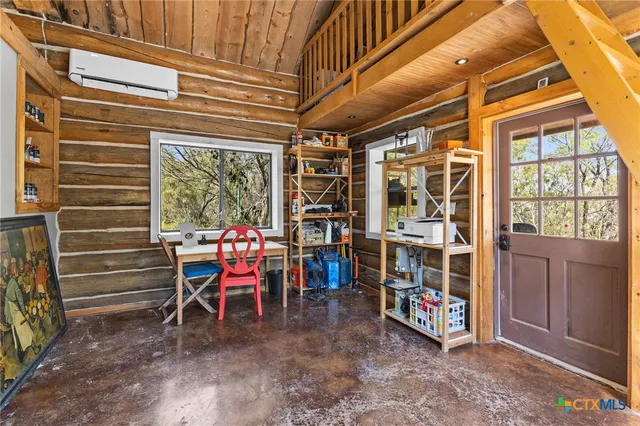 a view of storage and utility room