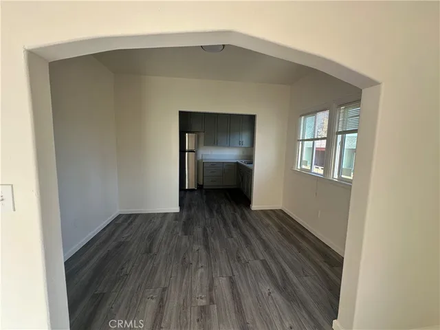 a view of wooden floor in a room