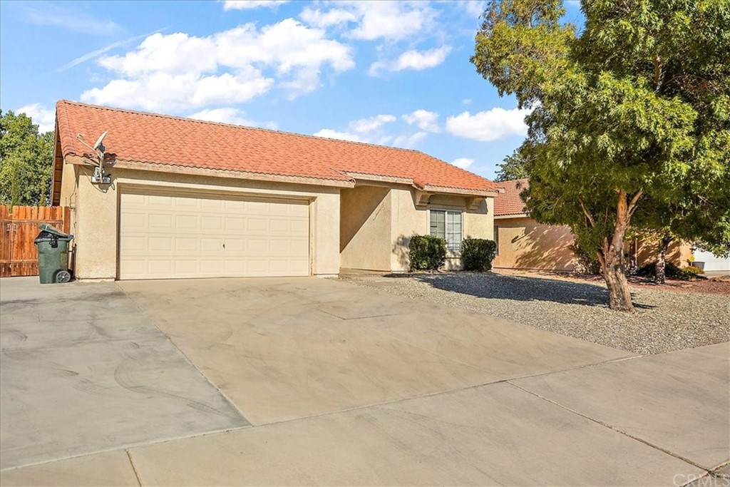 front view of a house with a outdoor space