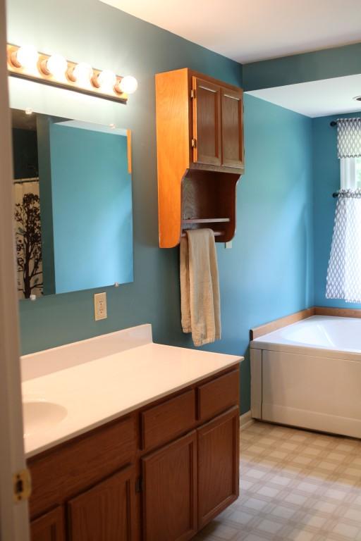 3535 Ingramville Road Ferrum, VA 24088 - Photo 42 of 43 a bathroom with a sink and a mirror
