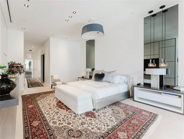 a view of a city with flower around