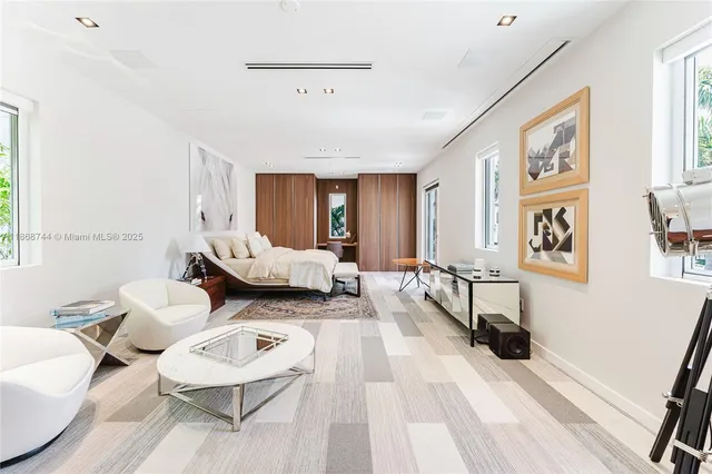 a view of swimming pool with an outdoor space and seating