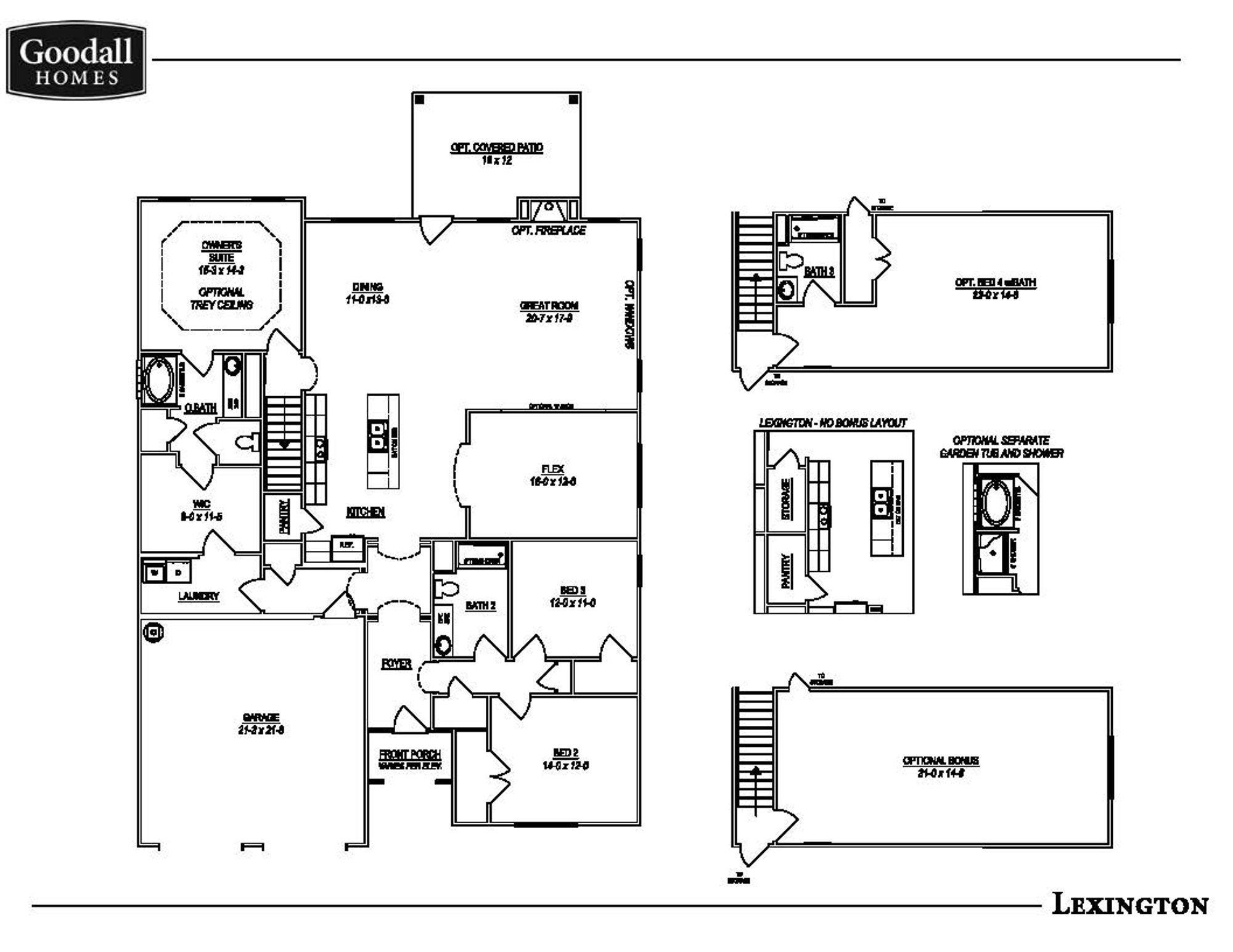 1628 Buttonwood Loop, Unit 27 Chattanooga, TN 37421 - Photo 3 of 3 Lexington Floor Plan