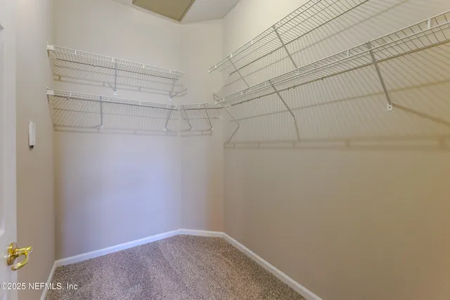 a view of a rack on the wall