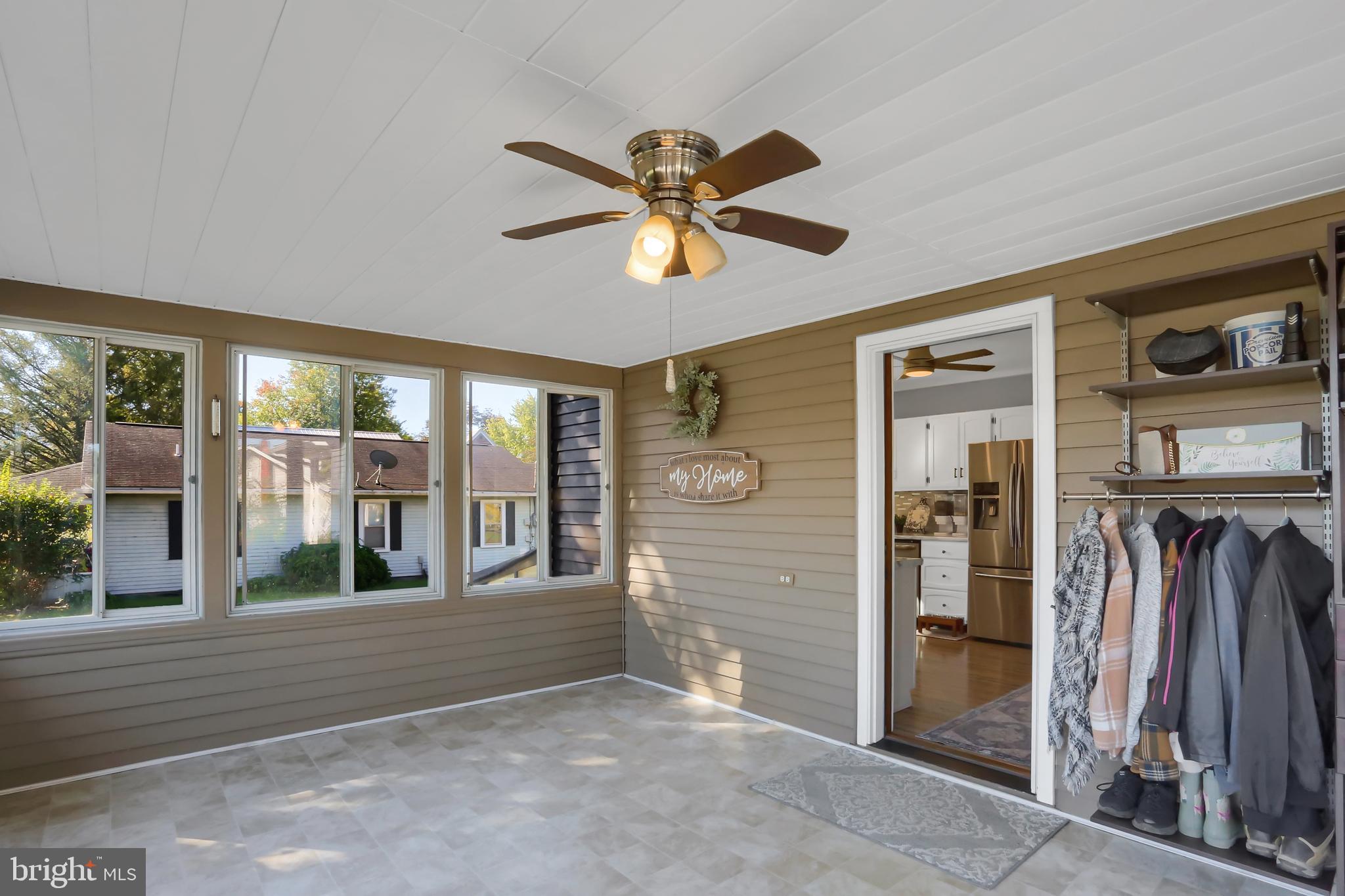 3209 Peters Mountain Road Halifax, PA 17032 - Photo 20 of 56 a view of a livingroom with a ceiling fan and window