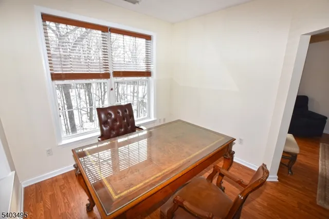 a view of a living room and a window