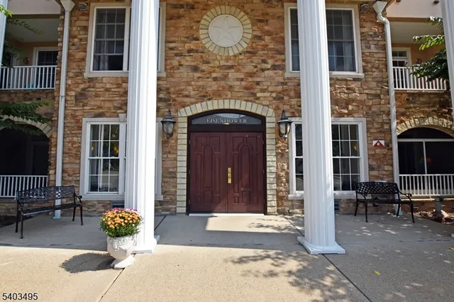 a view of a entryway door front of house