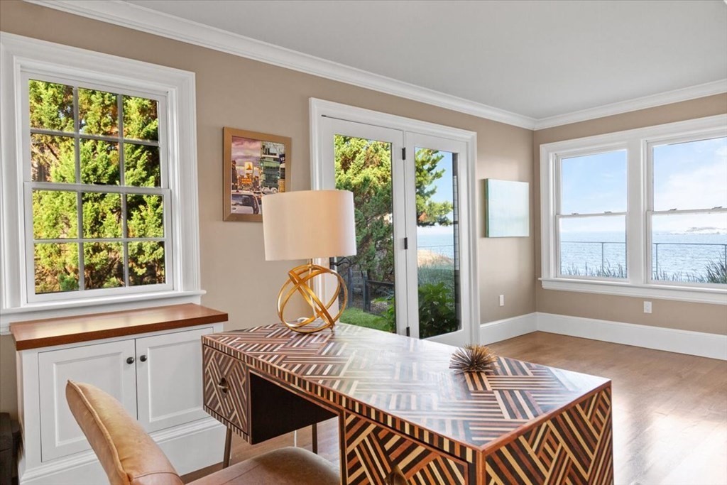 15 Spray Avenue Marblehead, MA 01945 - Photo 18 of 42 a workspace with furniture window and outside view