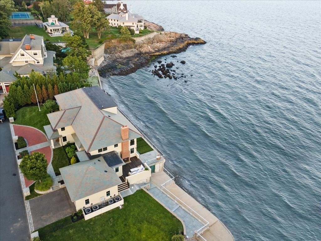 15 Spray Avenue Marblehead, MA 01945 - Photo 37 of 42 an aerial view of a house with a yard