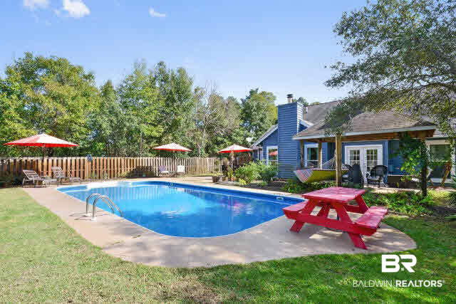 1409 Yupon Drive Gulf Shores, AL 36542 - Photo 22 of 23 Pool & backyard