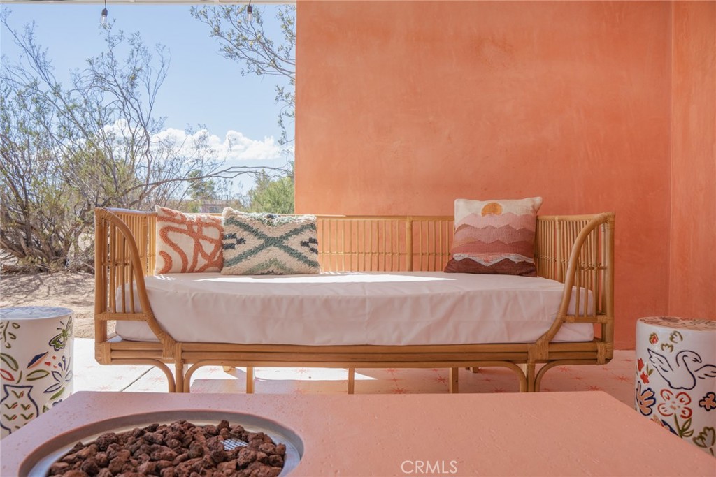 56345 Moonstone Road Yucca Valley, CA 92284 - Photo 39 of 69 a view of a couch in a living room