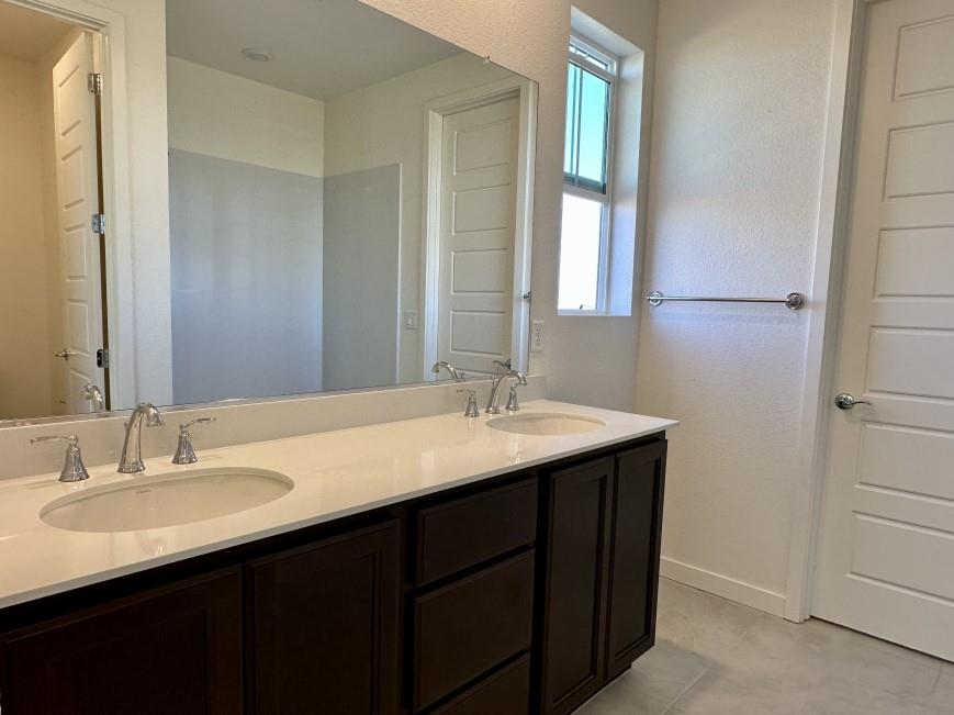 611 Willow Bend Lathrop, CA 95330 - Photo 9 of 11 a bathroom with a sink and a mirror