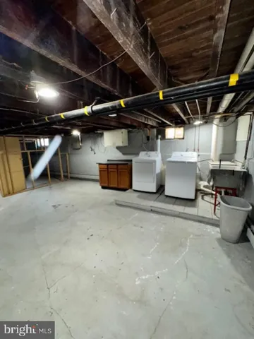 a view of storage and utility room