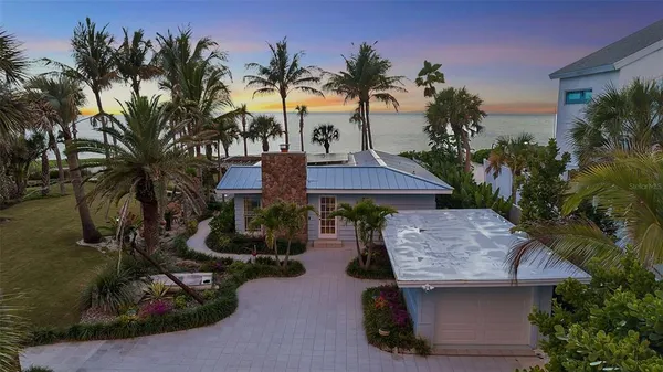 a view of a house with a patio