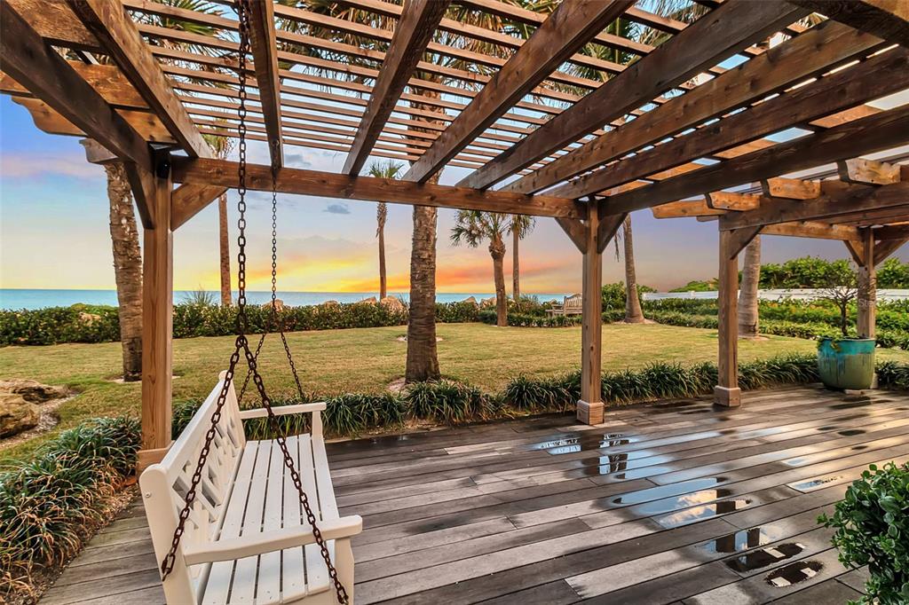 621 Casey Key Road Nokomis, FL 34275 - Photo 37 of 51 a view of swimming pool with outdoor seating