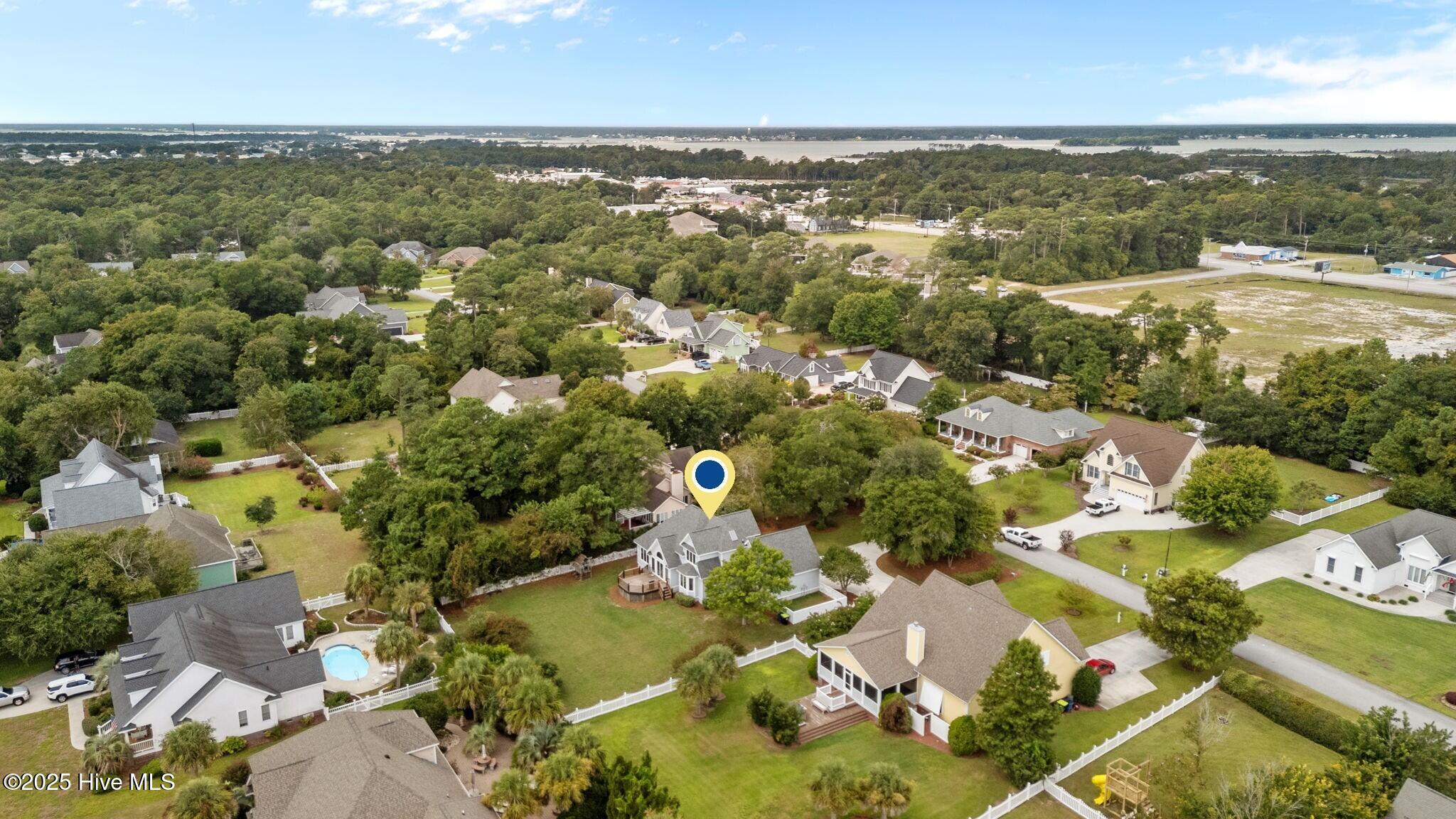 107 Magens Way Cedar Point, NC 28584 - Photo 49 of 54 107 Magens Way Aerial