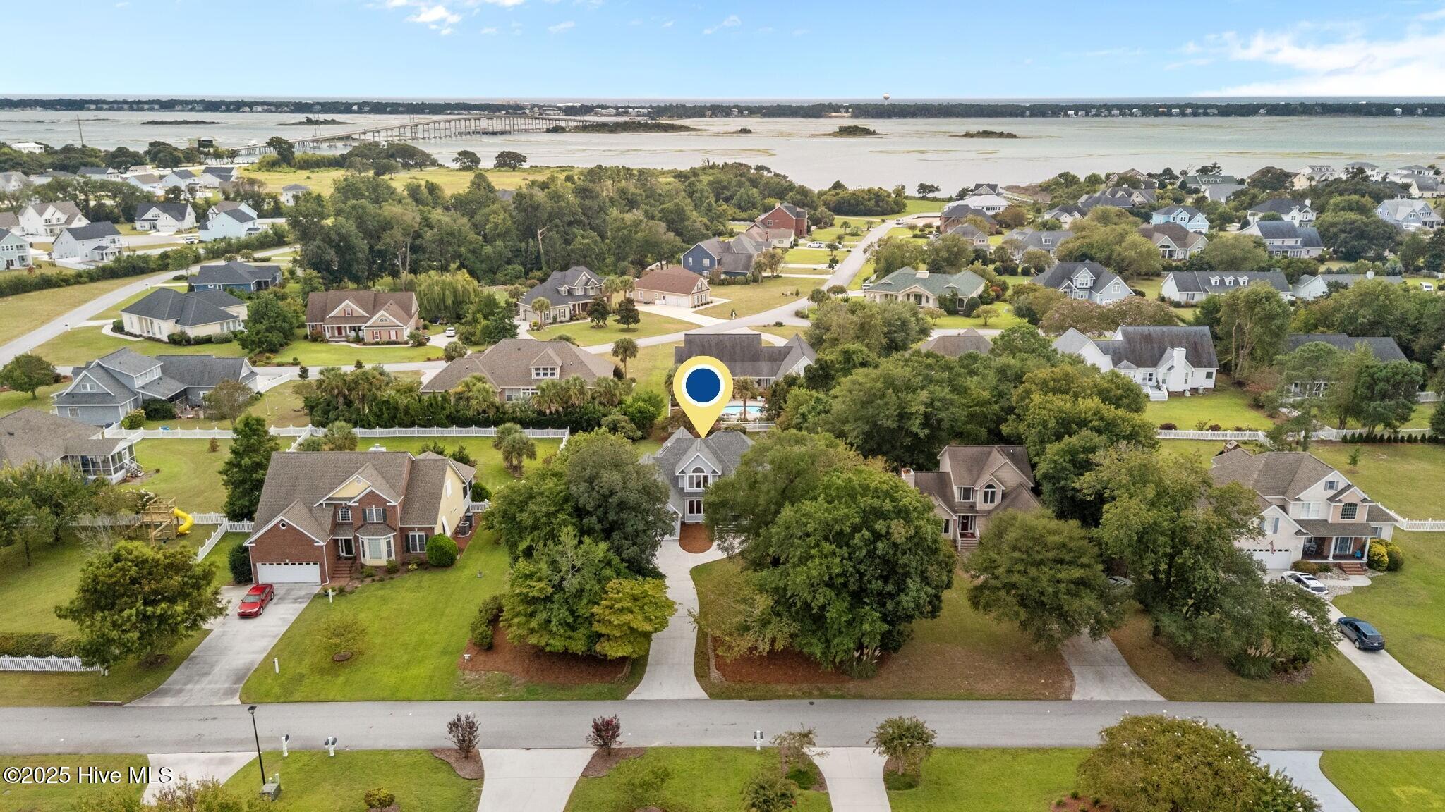 107 Magens Way Cedar Point, NC 28584 - Photo 51 of 54 107 Magens Way Aerial