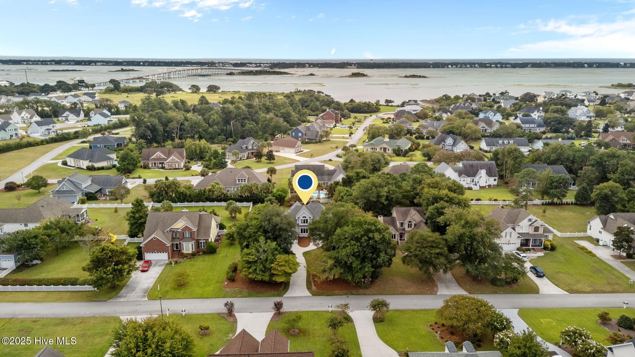 107 Magens Way Cedar Point, NC 28584 - Photo 53 of 54 107 Magens Way Aerial