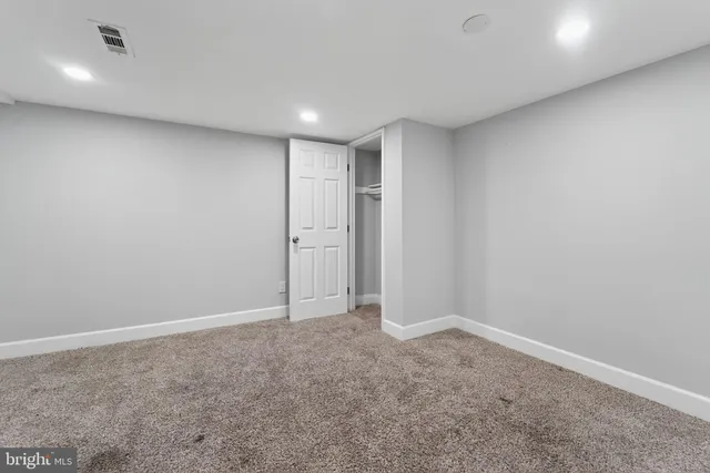 a view of an empty room