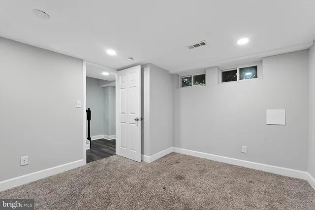 a view of empty room