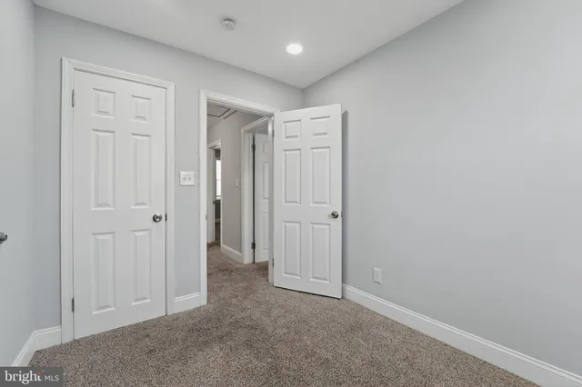 a view of an empty room