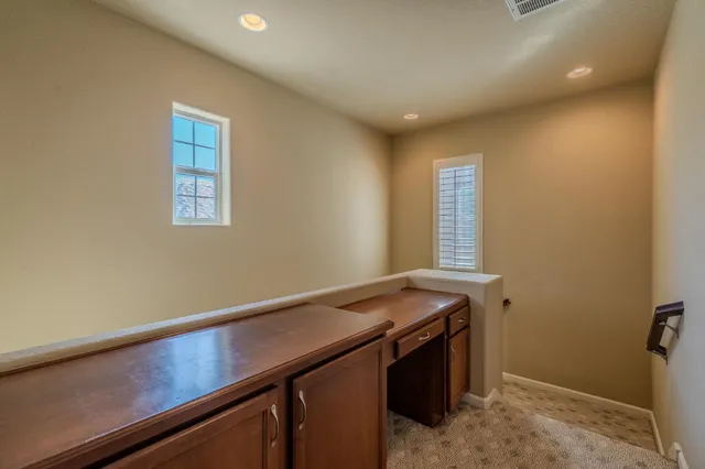 a utility room with a window