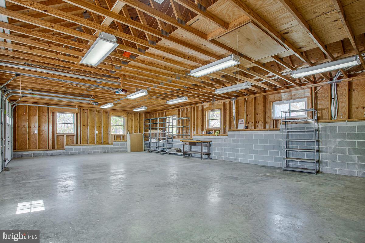 9685 Howes Road Dunkirk, MD 20754 - Photo 6 of 35 Interior of oversized garage