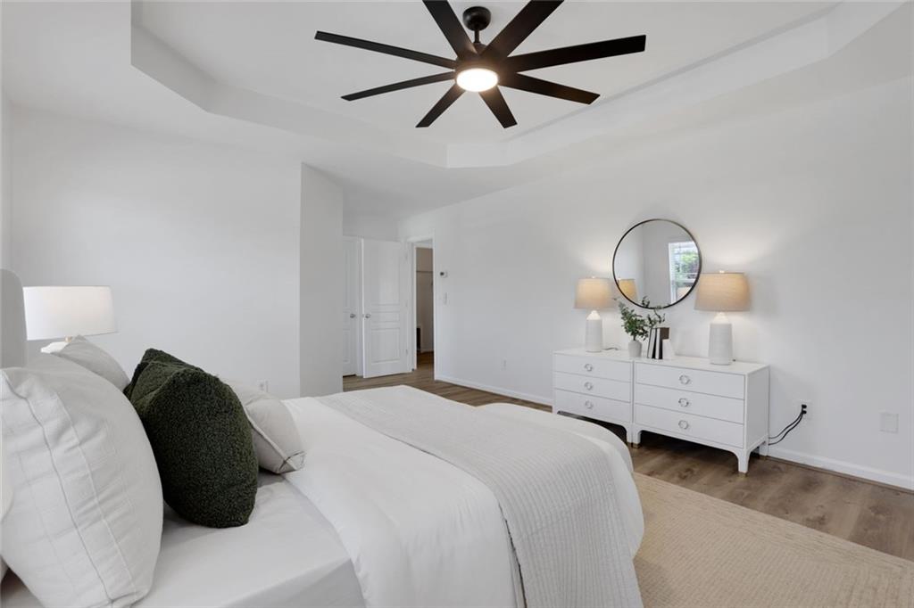 3552 Clear Creek Crossing Northwest Kennesaw, GA 30144 - Photo 25 of 41 a bedroom with bed and window