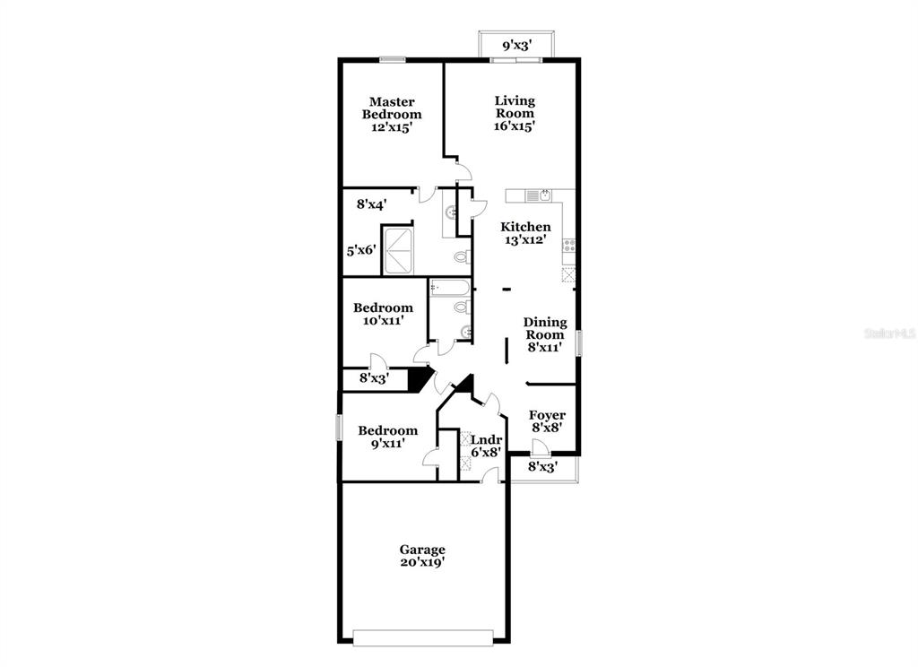 8615 Silverbell Loop Brooksville, FL 34613 - Photo 16 of 16 a picture of a floor plan