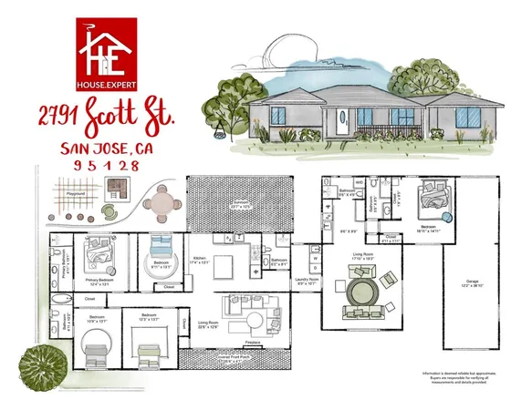 $2,450,000 | 2791 Scott Street, San Jose, CA 95128