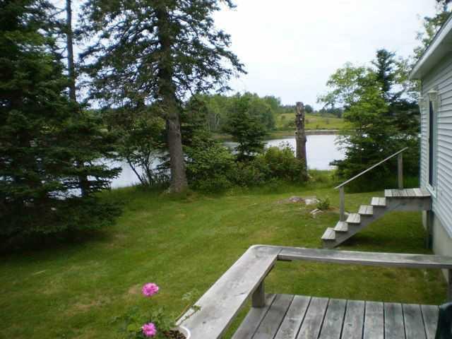 67 Anns Point Road Bass Harbor, ME 04653 - Photo 10 of 11 Patio/Deck. View from back deck