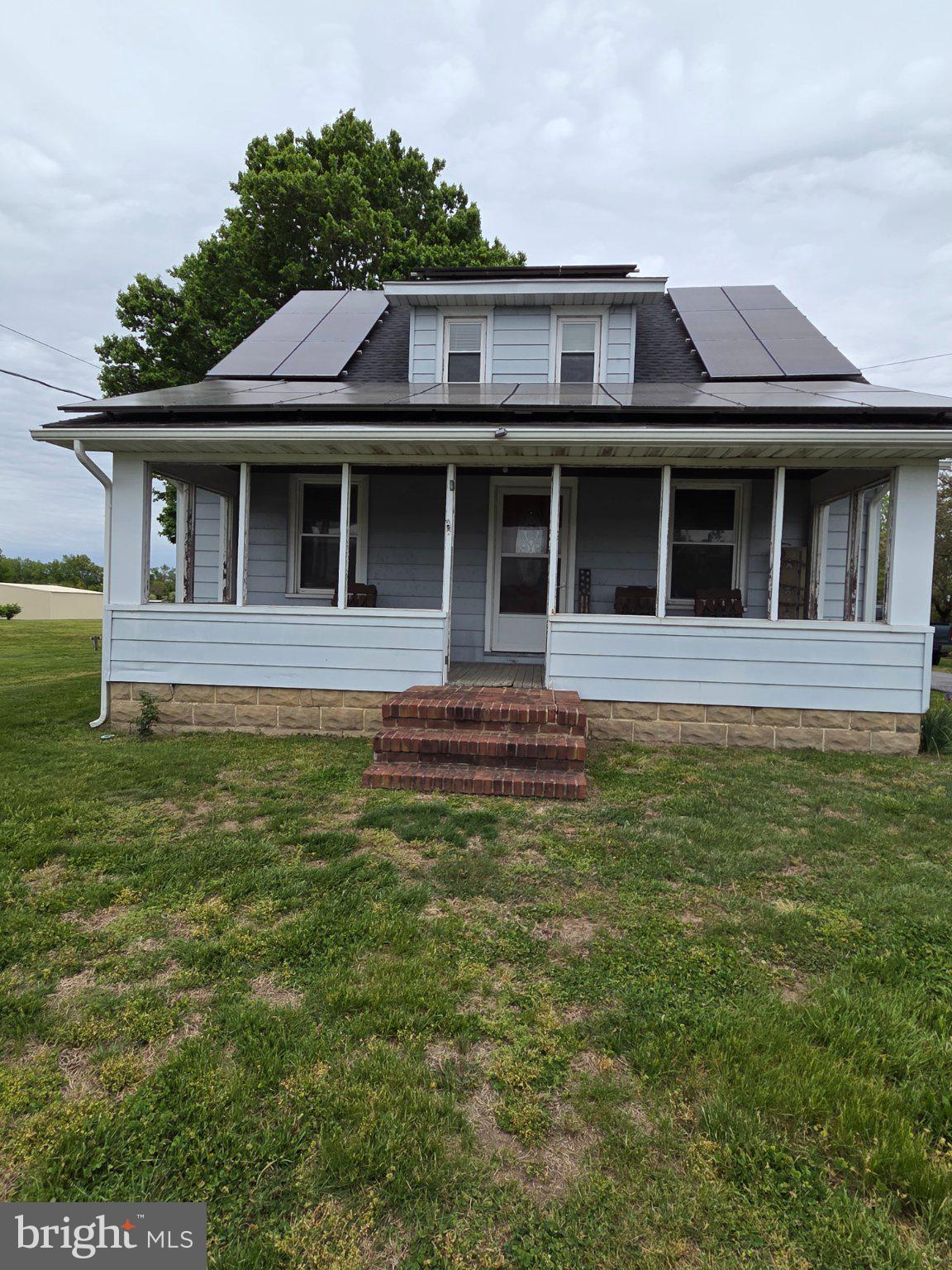 Charming home with solar efficiency.