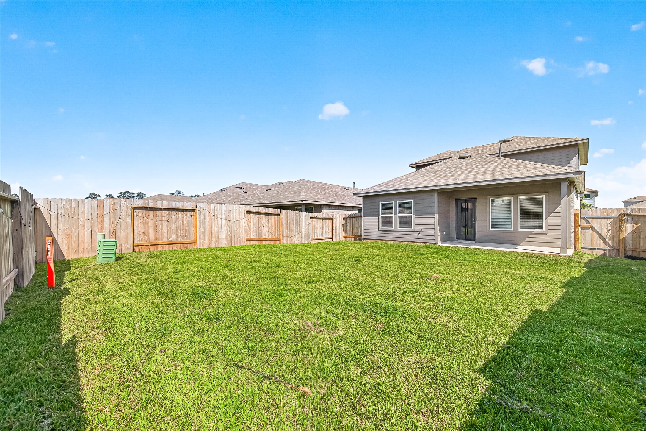 5442 Pinetree Cres Lane Spring, TX 77373 - Photo 21 of 24 Huge fully fenced backyard ideal for playtime, entertaining, and relaxing