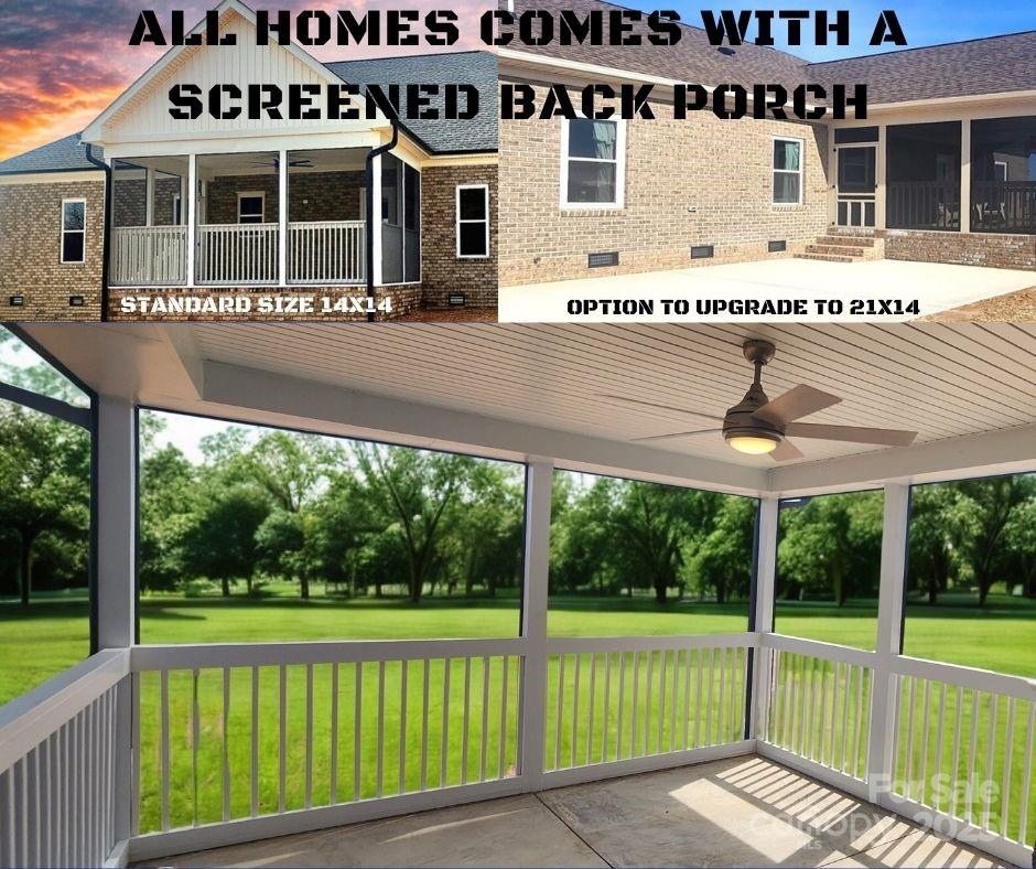 0 George Brown Road, Unit 8 Crouse, NC 28033 - Photo 16 of 22 a view of a house with backyard and porch