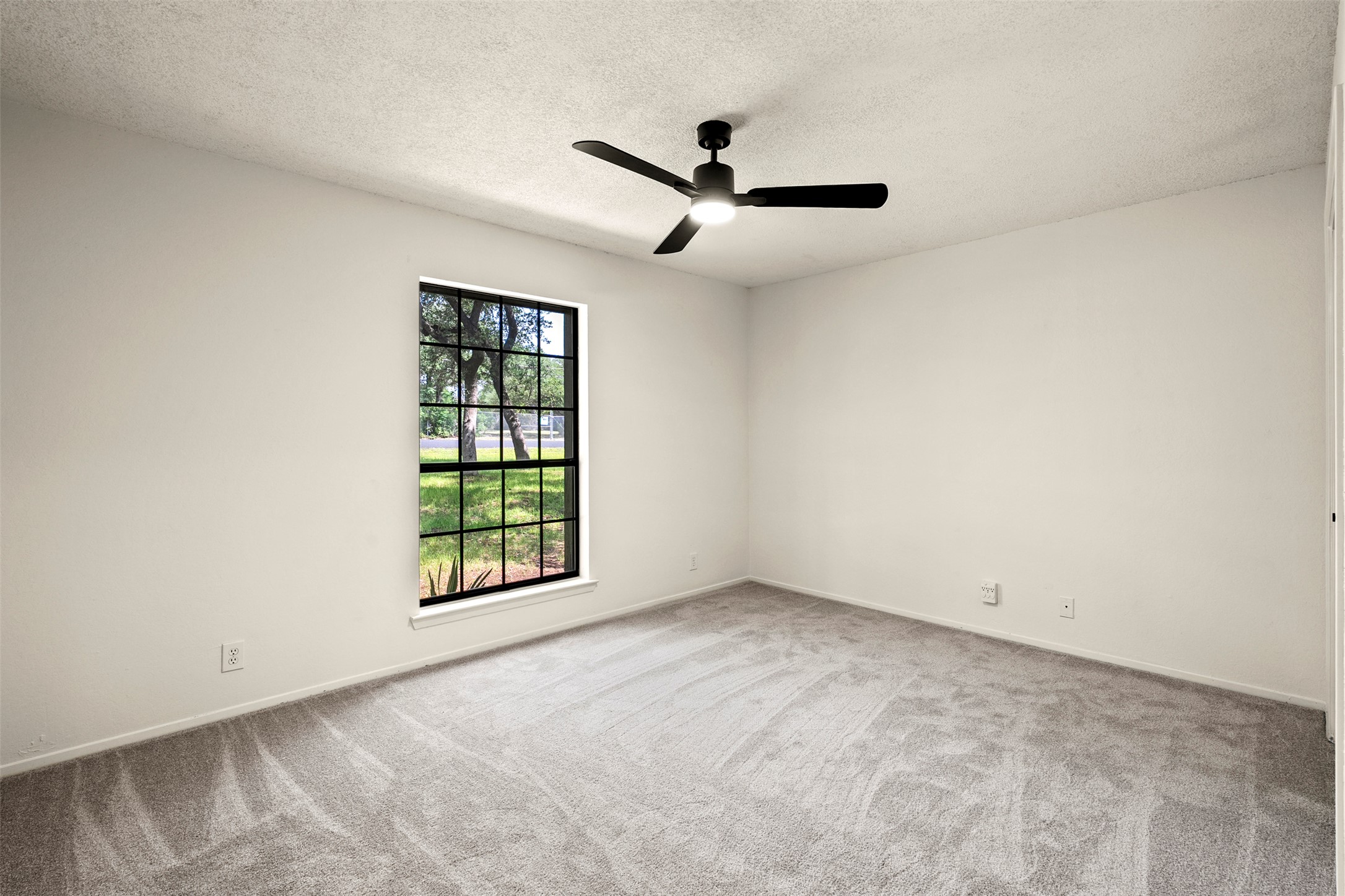 303 West Sequoia Spur Georgetown, TX 78628 - Photo 20 of 34 an empty room with windows and fan view