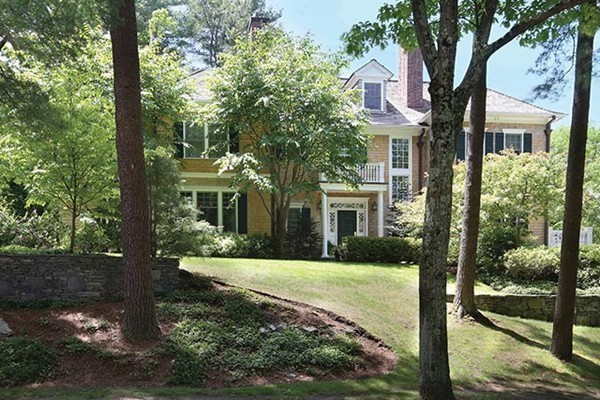342 Woodland Road Brookline, MA 02467 - Photo 15 of 15 a front view of a house with a yard