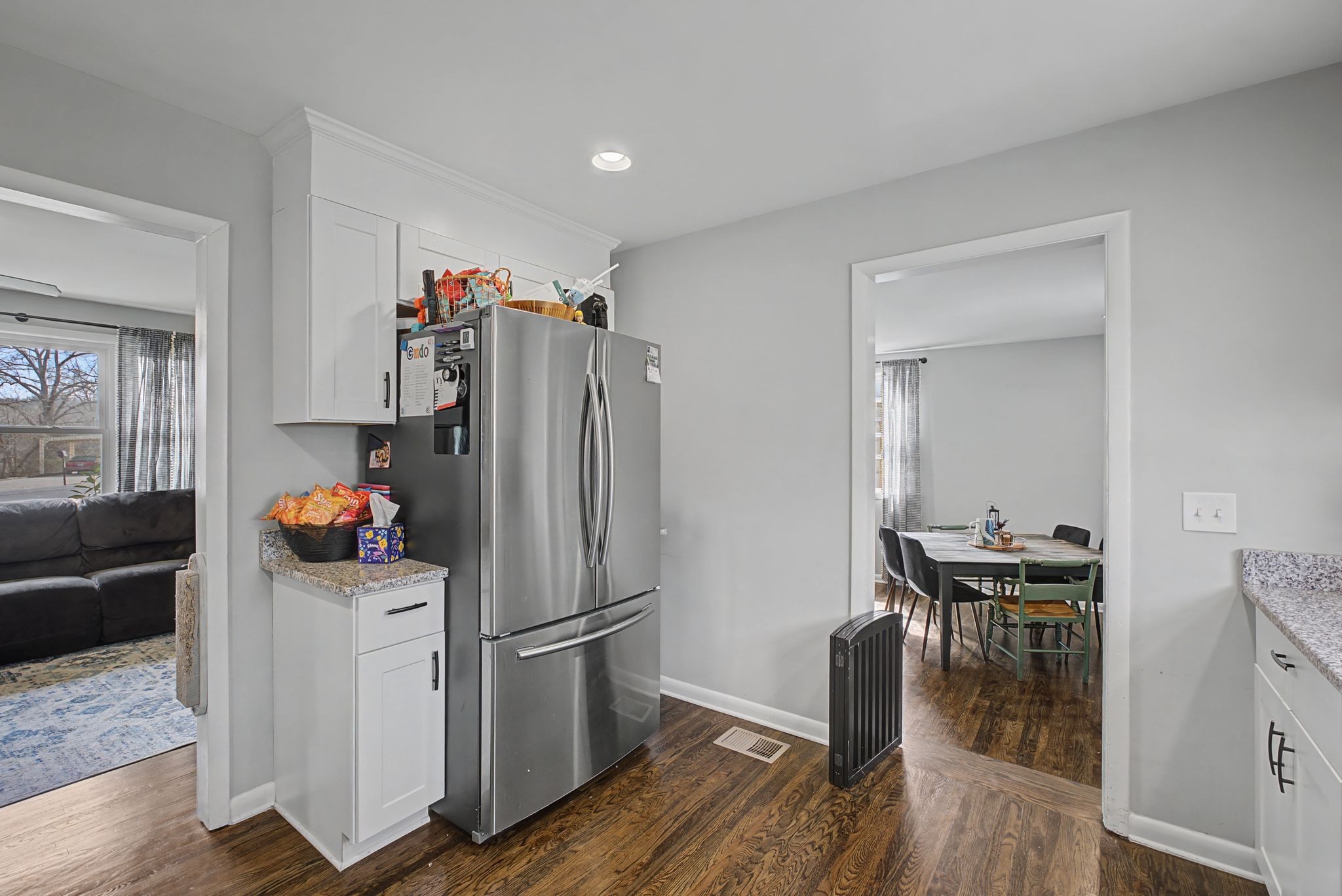 820 Allen Road Nashville, TN 37214 - Photo 10 of 28 a kitchen with stainless steel appliances a refrigerator and wooden floor
