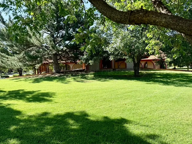 front view of a house with a street
