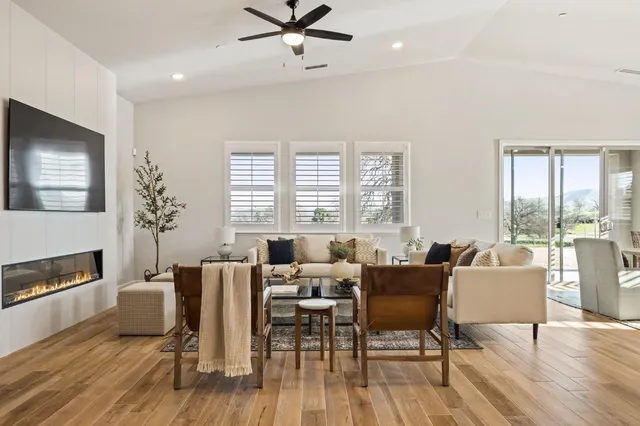 a view of a room with shelf