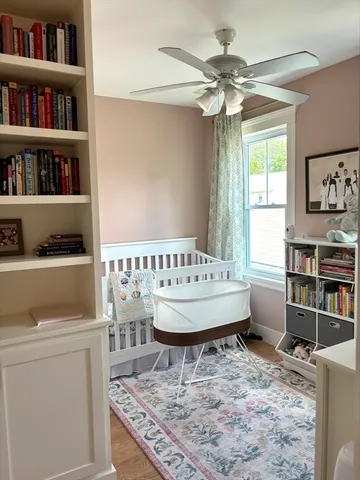 a room with furniture and window