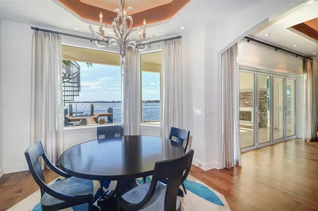 a room with a workspace and a window