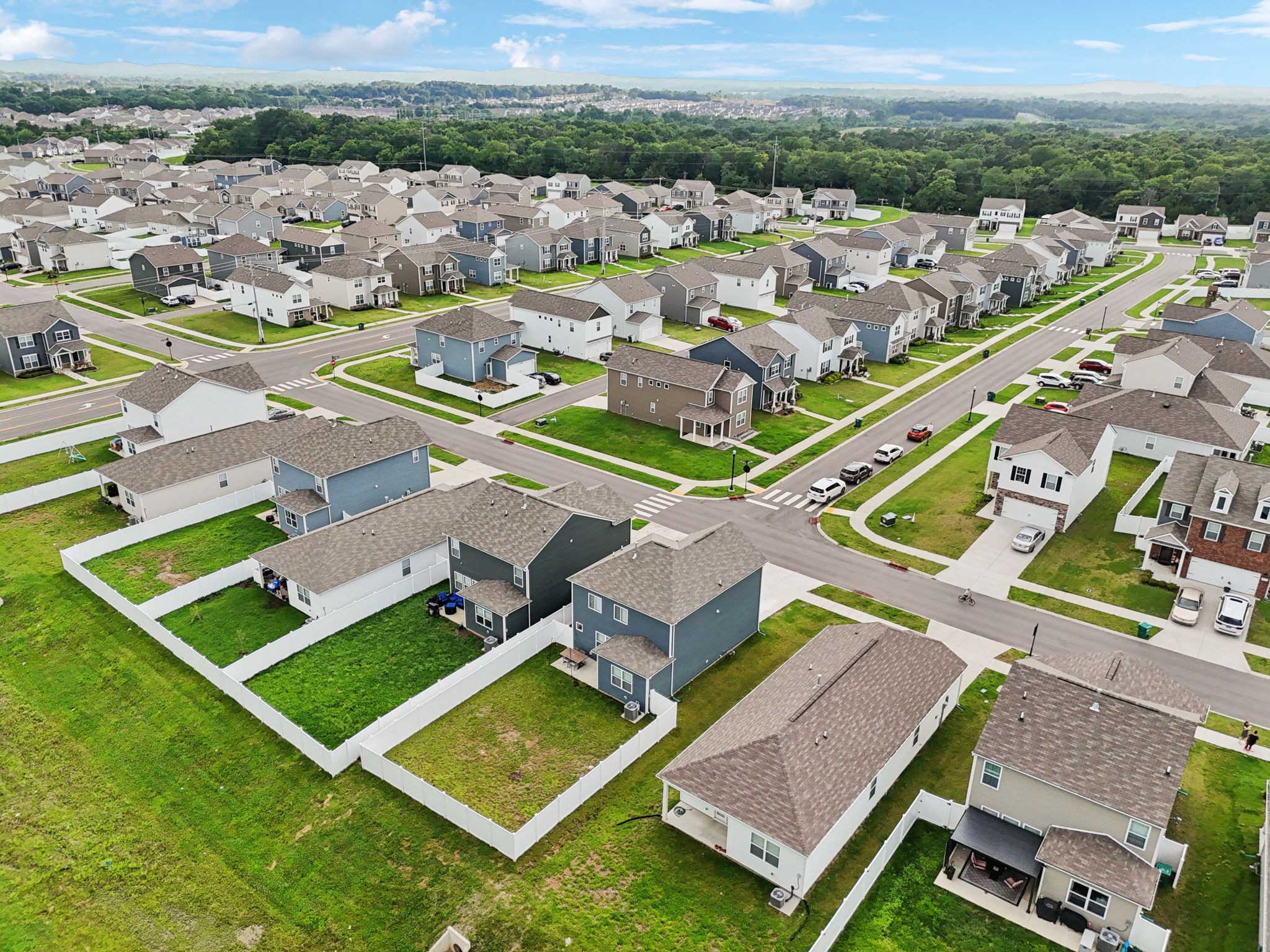 868 Long Leaf Road Lebanon, TN 37087 - Photo 37 of 40 an aerial view of residential houses with yard