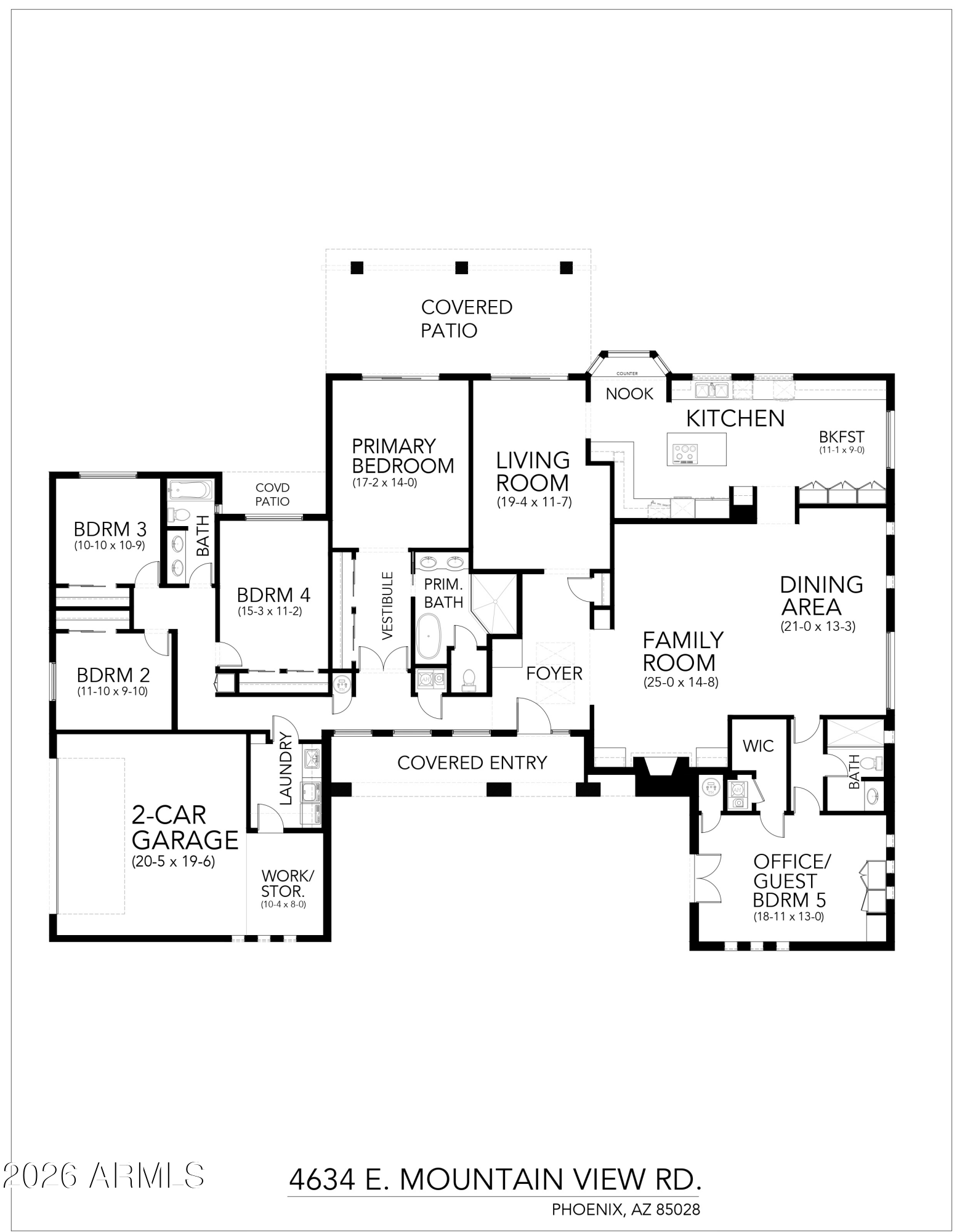 4634 East Mountain View Road Phoenix, AZ 85028 - Photo 4 of 5